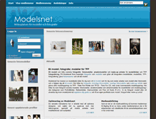 Tablet Screenshot of modelsnet.se